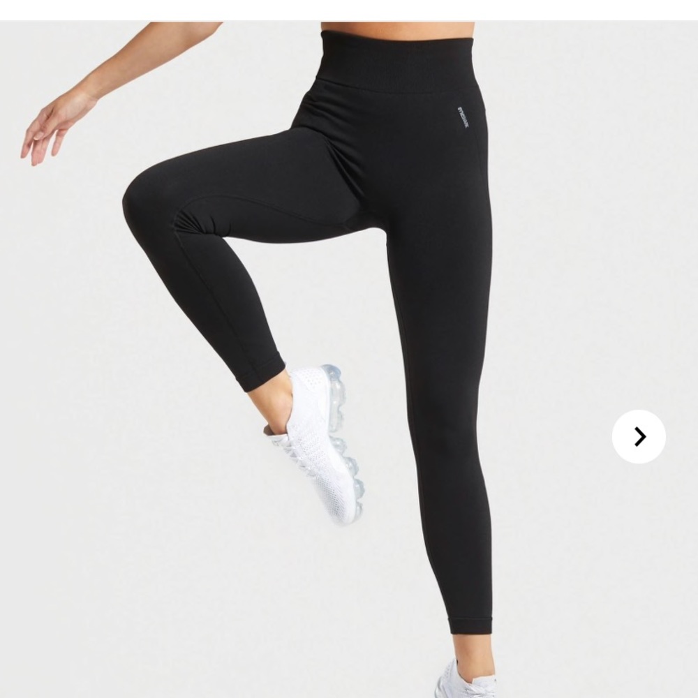 gymshark black flex high waisted leggings